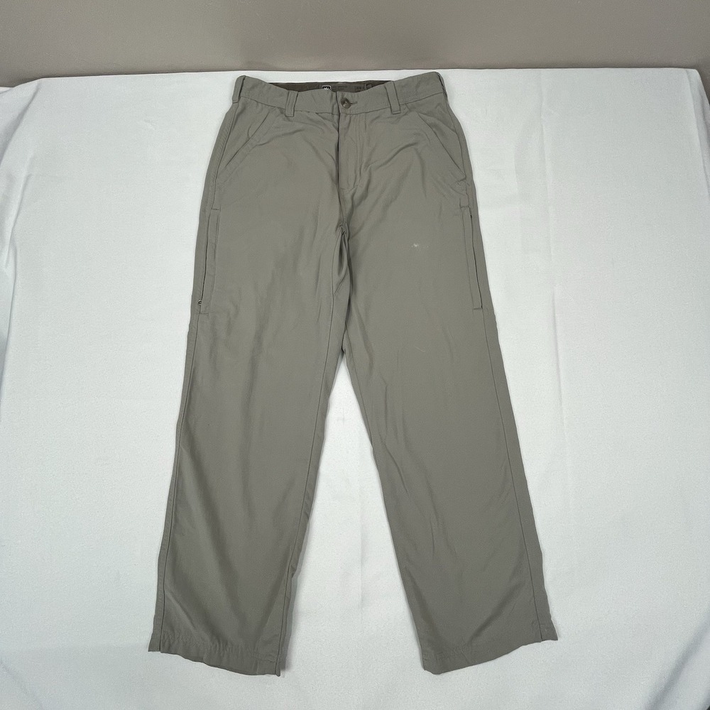 REI Co-op Pants Mens 30x28 Khaki Lightweight Nylon Hiking Outdoor